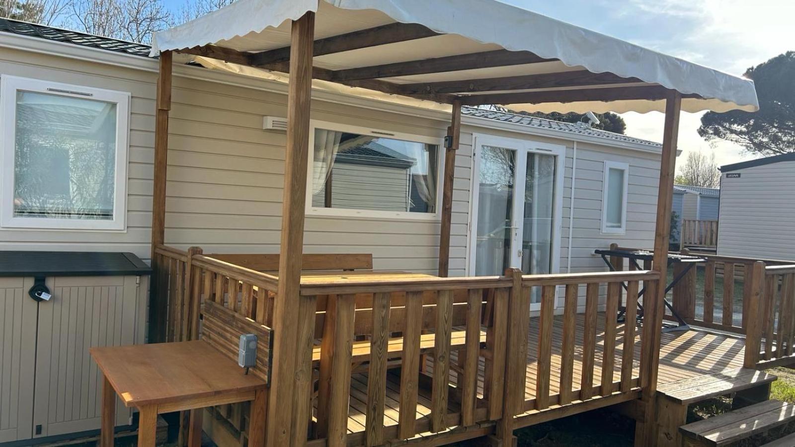 Mobil-Home - Narbonne-Plage - Clim, Tv المظهر الخارجي الصورة
